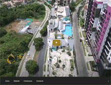 Tablet Screenshot of pietrasantaconstrucciones.com